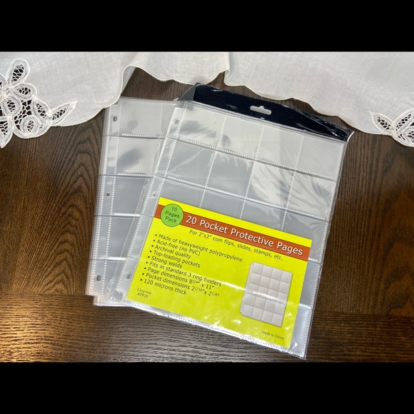 New Unigrade Coin Protective Sheets, Pocket Pages - Picture 1 of 7